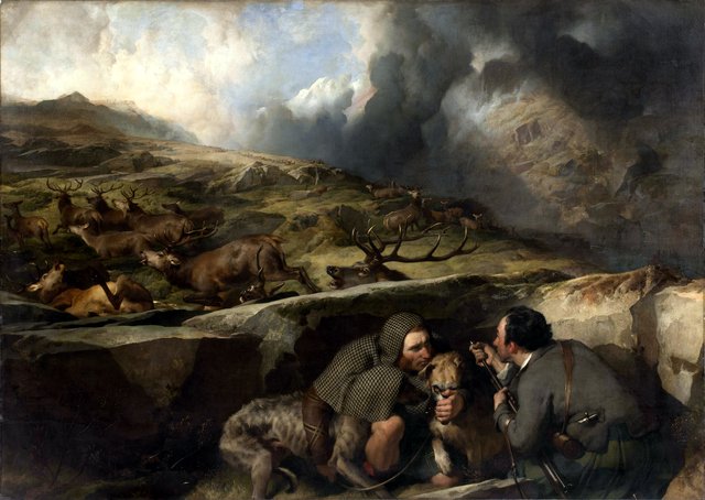The Deer-Drive by Edwin Landseer