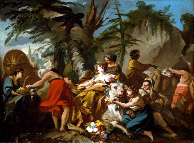 The Rape of Europa by Jean-Baptiste Marie Pierre