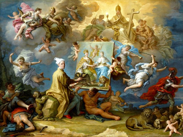 Allegory of the Consequences of the Peace of Utrecht by Paolo de Matteis