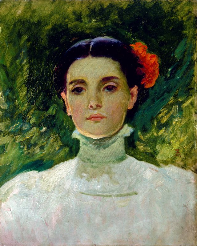 Portrait of Maggie Wilson by Frank Duveneck