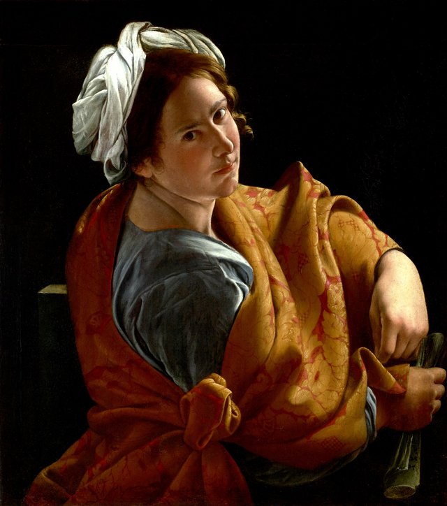 Portrait of a Young Woman as a Sibyl by Orazio Gentileschi