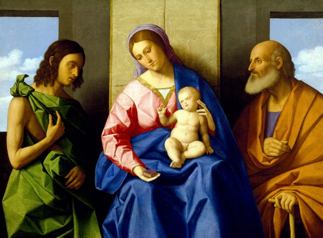 Virgin and Child with Saints John the Baptist and Joseph by Vincenzo Catena