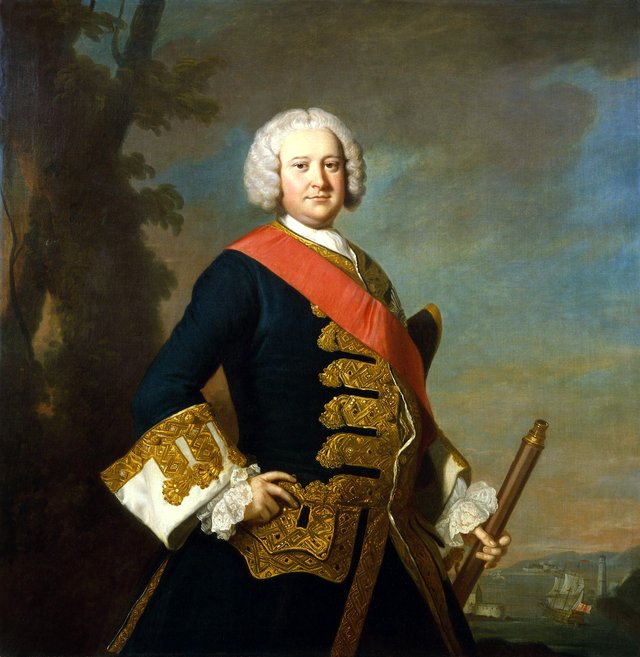 Sir Peter Warren by Thomas Hudson
