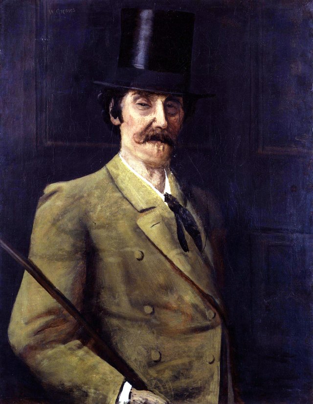 James Abbott McNeill Whistler by Walter Greaves