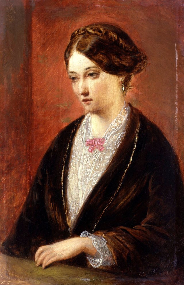 Unknown woman, formerly known as Florence Nightingale by Augustus Egg