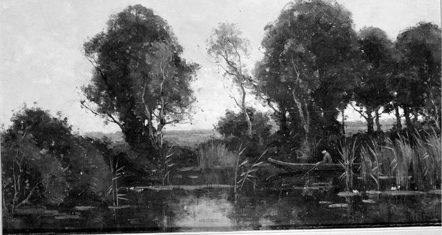 Avondtafereel by Théophile de Bock