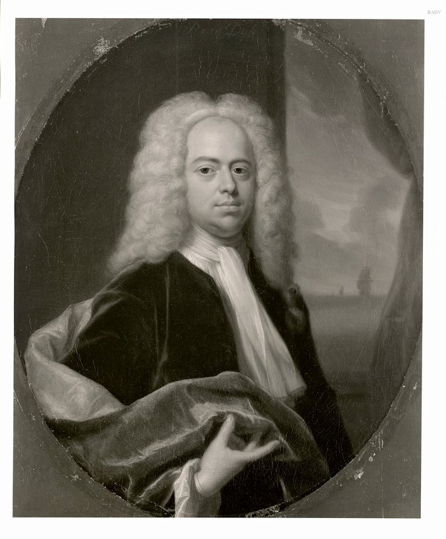 portrait of S.Radermacher 1729 by Philip van Dijk