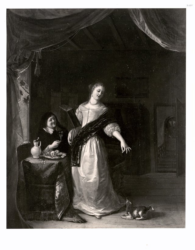 interior with figures by Jan Verkolje