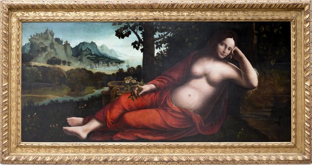 The priesetess .... unleserlich by Francesco Melzi