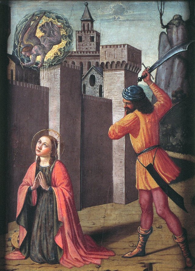 The beheading of Saint Catherine of Alexandria by Biagio d'Antonio
