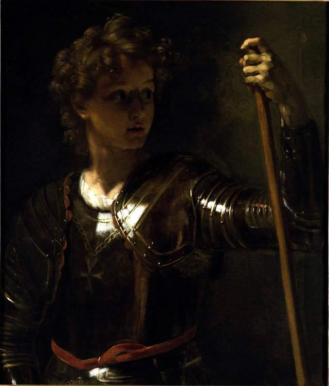 Boy in Armor by Willem Drost