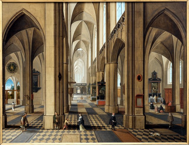 interior of a church by Pieter Neefs the Elder