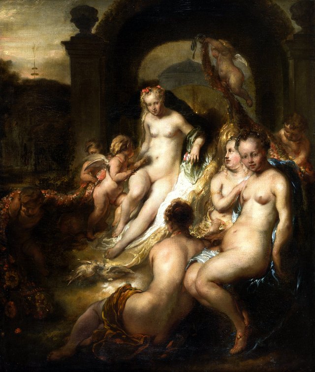 mythological scene by Jan van Noordt