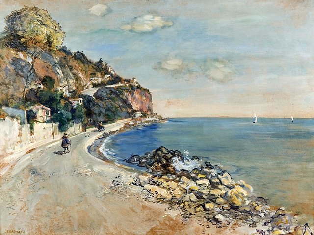 De Middellandse zee by Jean-François Raffaëlli