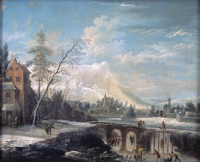 Winter Scene by Jan Griffier I