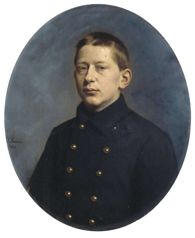 Portrait of jhr. Aert van der Goes (1861-1878) by Johan Heinrich Neuman
