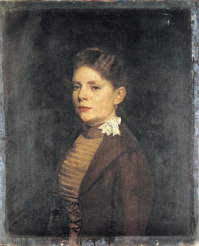 Portrait of Johanna Maria Catharina Henriette Balmakers (1867-1895) by Albert Neuhuys