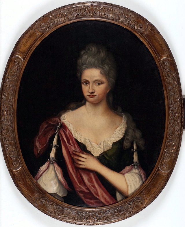 Portrait of Anna Rethaan (1684-1729) by Johannes van Haensbergen