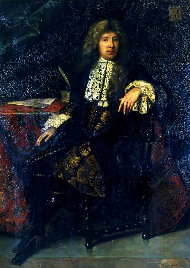 Portrait of Willem van Schuylenburch (1646-1707) by Willem de Zwart