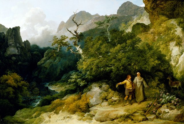 The Hermit by Philip James de Loutherbourg