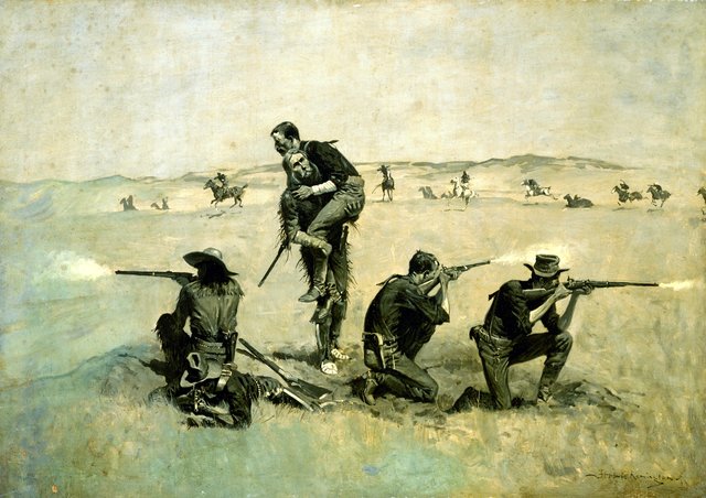 The Last Stand by Frederic Remington