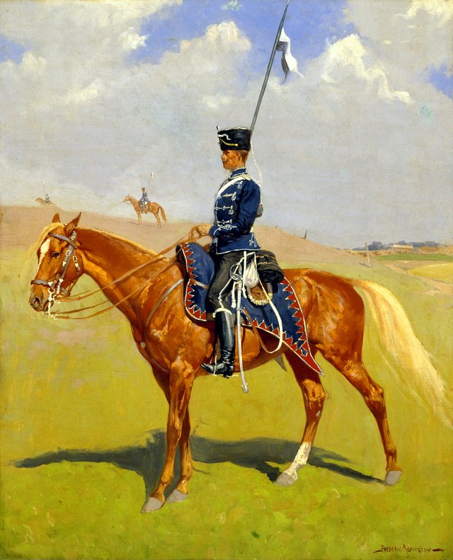 The Hussar by Frederic Remington