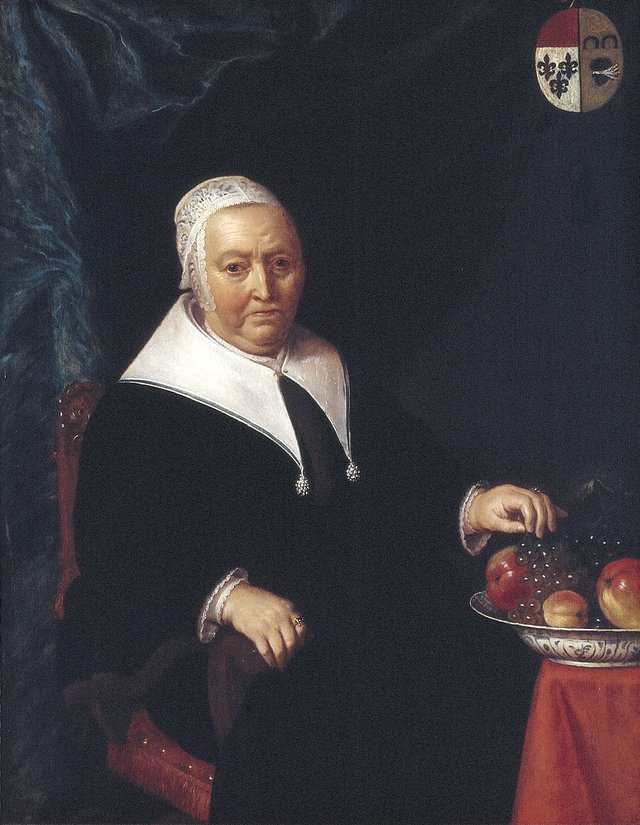 Portrait of Griet Jans van Neck (1580-1667) by Jan Albertsz Rotius