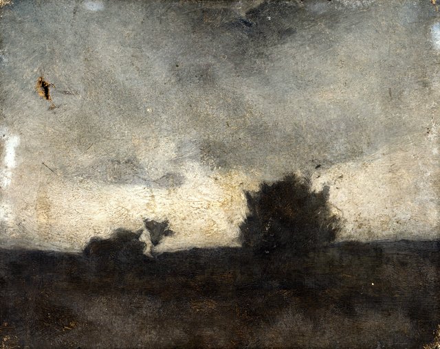 Landschap bij avond by Willem Witsen