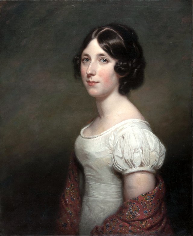 Portrait of Maria Clasina Groen van Prinsterer (1806-1868), broer van Guillaume Groen van Prinsterer (1801-1876), echtgenote van Joan Antoni Philipse by Charles Howard Hodges
