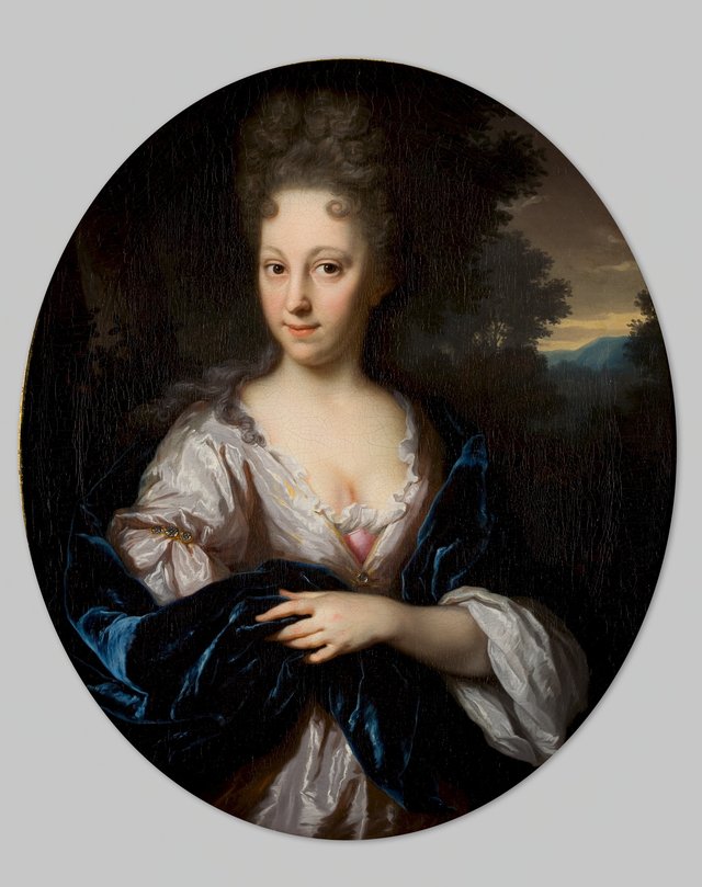 Portrait of Anna Elisabeth Versijl (1686-1763) by Arnold Boonen