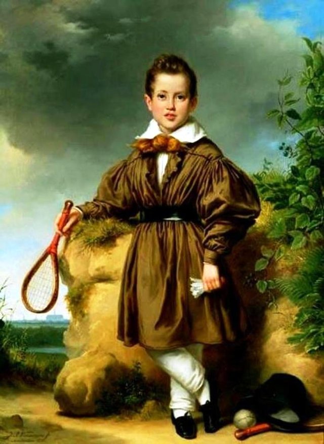 Portrait of Jan Philip Francois van der Vinne (1825-1843) by Jan Adam Kruseman