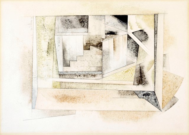 Bermuda: Stairway by Charles Demuth