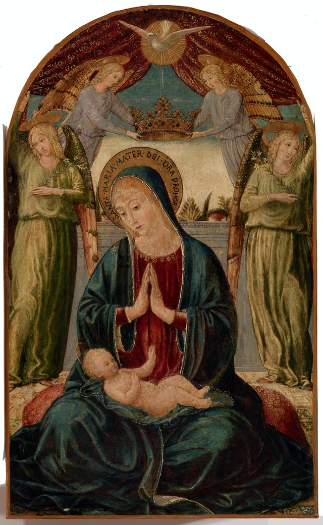 Madonna and Child with Angels by Benozzo Gozzoli