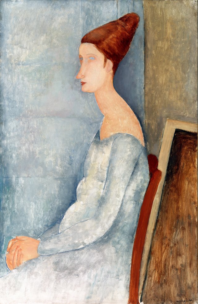Portrait of Jeanne Hébuterne by Amedeo Modigliani