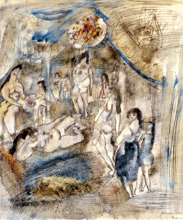 Offering to Venus (Offrande à Vénus) by Jules Pascin