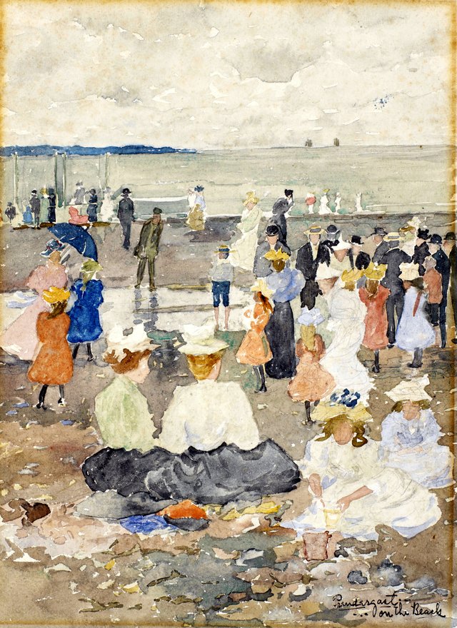 On the Beach by Maurice Prendergast