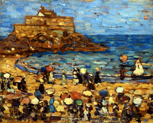 Seascape–St. Mâlo by Maurice Prendergast
