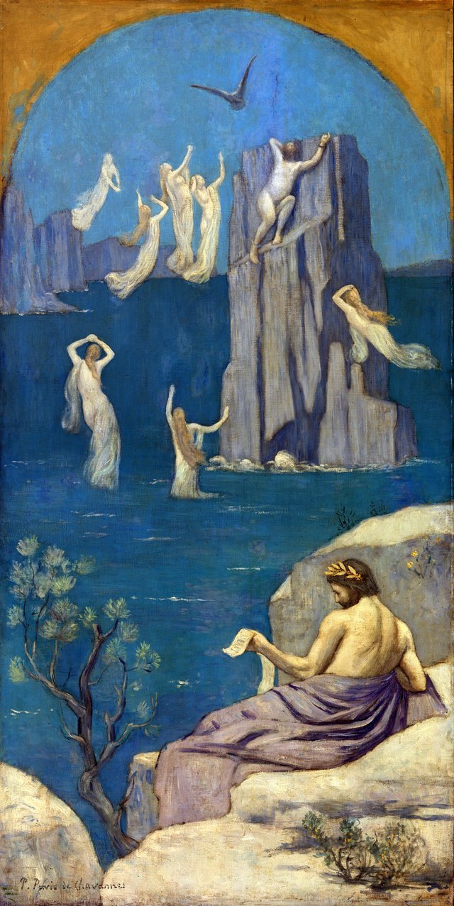 Dramatic Poetry (Aeschylus) by Pierre Puvis de Chavannes