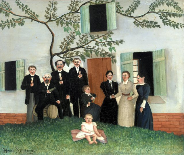 The Family by Henri Rousseau