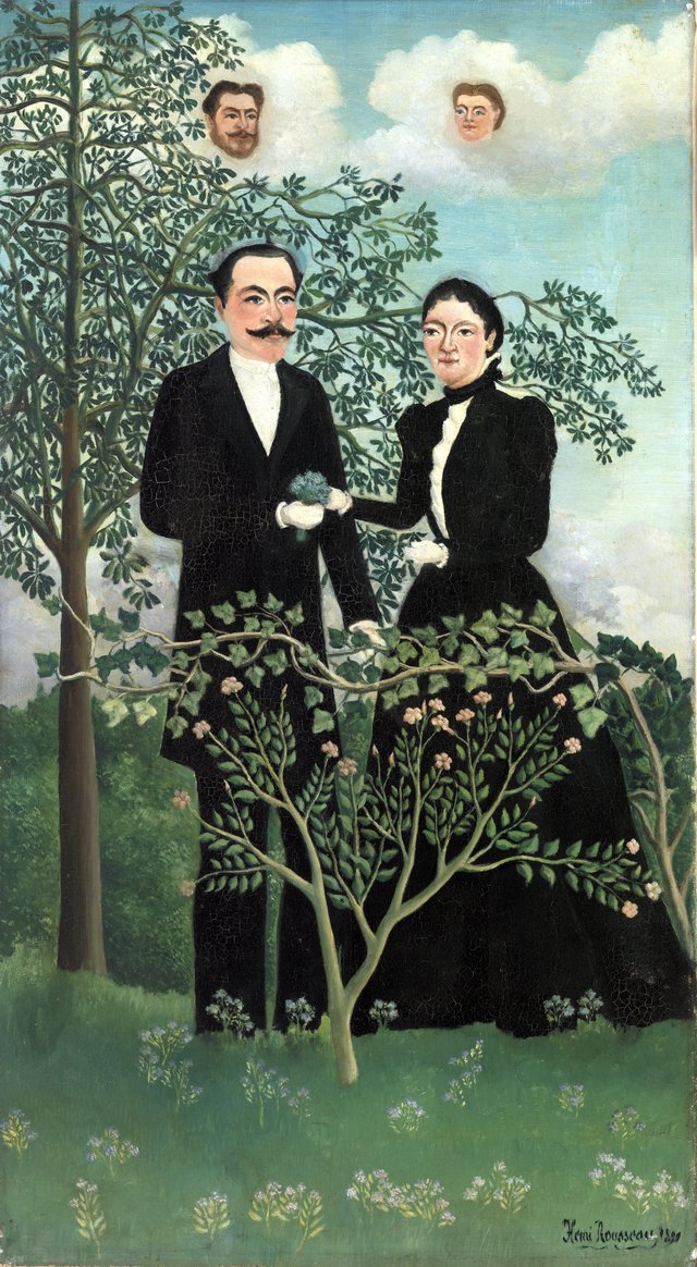 The Past and the Present, by Henri Rousseau
