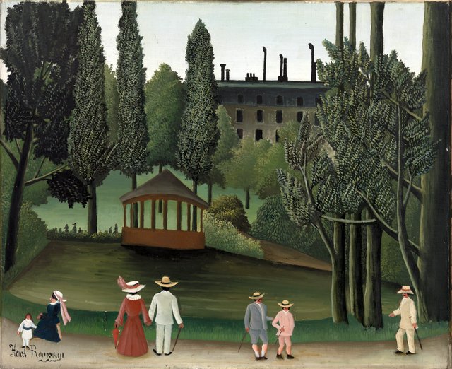 View of Montsouris Park, the Kiosk by Henri Rousseau