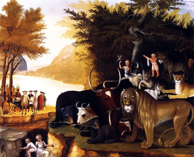 The Peaceable Kingdom by Edward Hicks