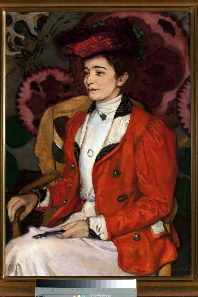 Portrait of Iza Axentowicz (nee Giełgud) by Józef Mehoffer
