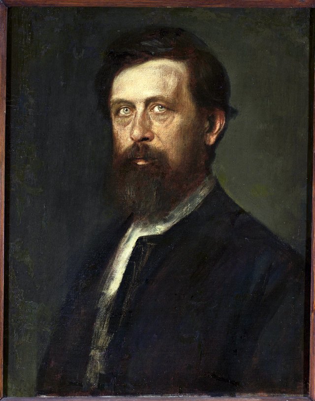 Portrait of Arnold Böcklin by Franz von Lenbach
