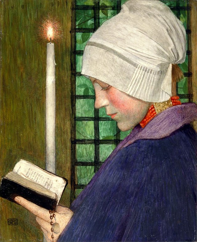 Candlemas Day by Marianne Stokes