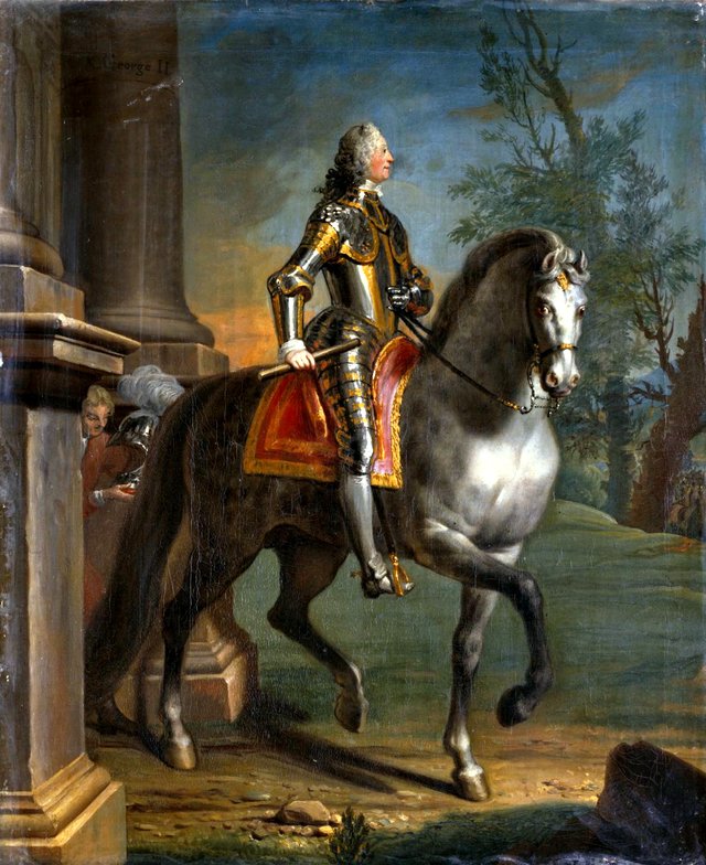 Equestrian Portrait of King George II by Joseph Highmore