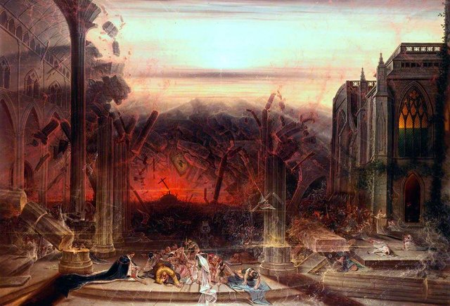 The Destruction of the Temple by Samuel Colman