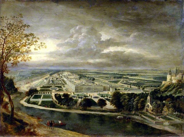 View of Hampton Court Palace by Jan Griffier I