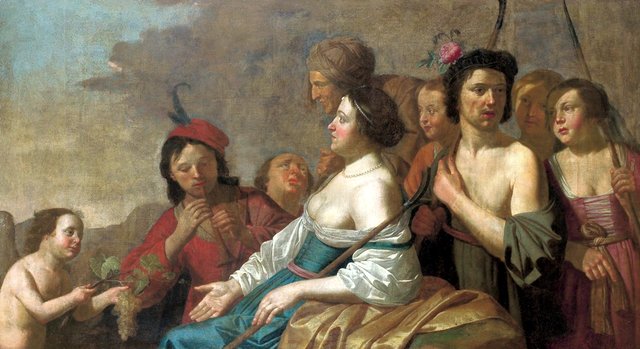 The Wine festival (Allegory of the Autumn). by Jan Gerritsz van Bronckhorst