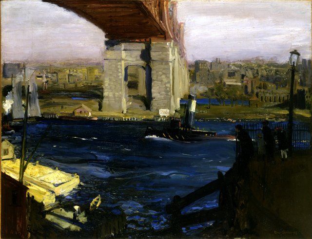 Bridge, Blackwell’s Island by George Bellows